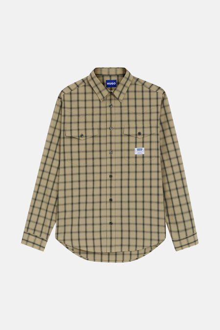Chemise (manches longues) beige - HUGO BLUE