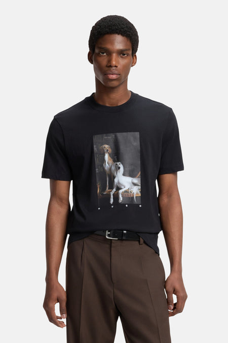 T-shirt (manches courtes) noir - HUGO