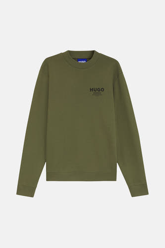 Sweater met ronde hals groen - HUGO BLUE