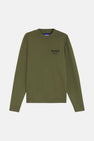 Sweater met ronde hals groen - HUGO BLUE
