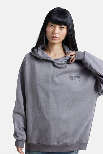 Sweater met kap - grijs