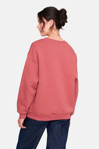 Sweater met ronde hals rood - 24 colours GmbH - 24 colours GmbH
