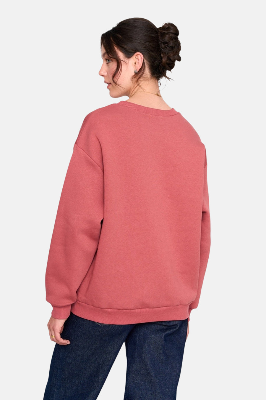 Sweater met ronde hals rood - 24 colours GmbH - 24 colours GmbH