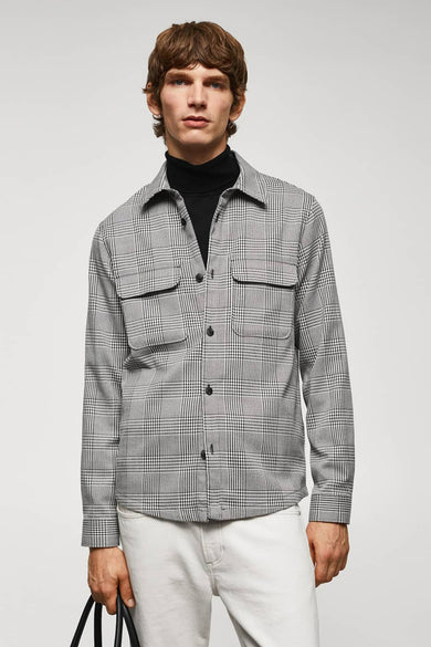 Chemise (manches longues) Noir - Mango