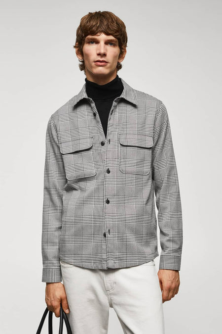 Chemise (manches longues) Noir - Mango