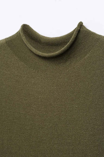 Kleedje met lange mouwen - groen