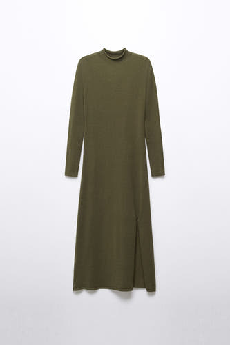 Kleedje met lange mouwen - groen