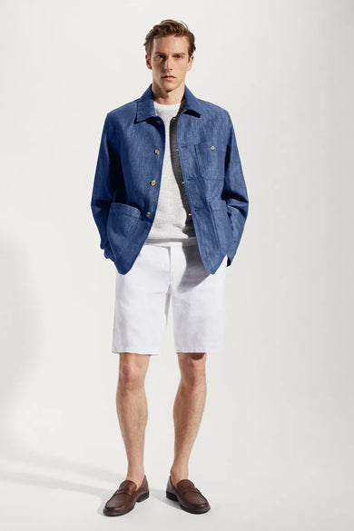 Veste en jean - bleu