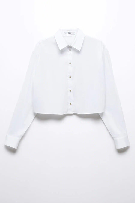 Chemise &agrave; manches longues - blanc
