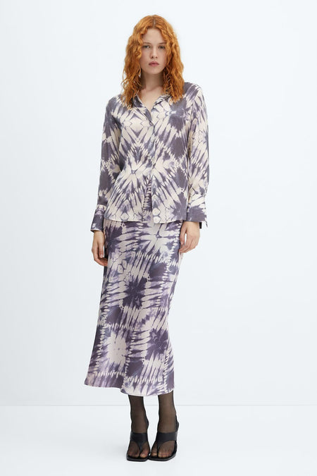 Chemise &agrave; manches longues - multico