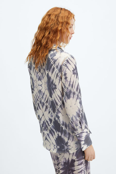 Chemise &agrave; manches longues - multico