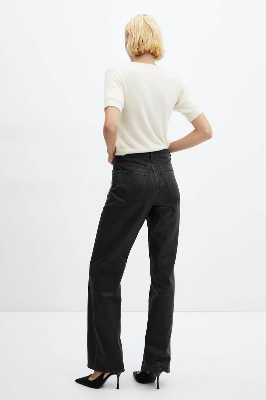 Straight jeans - zwart