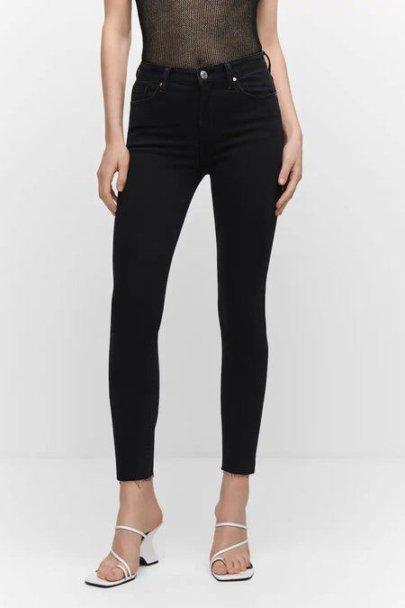 Jeans skinny Black denim - Mango