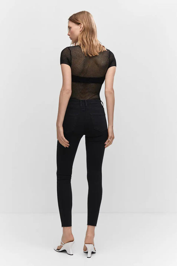 Jeans skinny Black denim - Mango