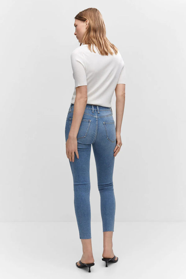 Jeans skinny Mid blue denim - Mango
