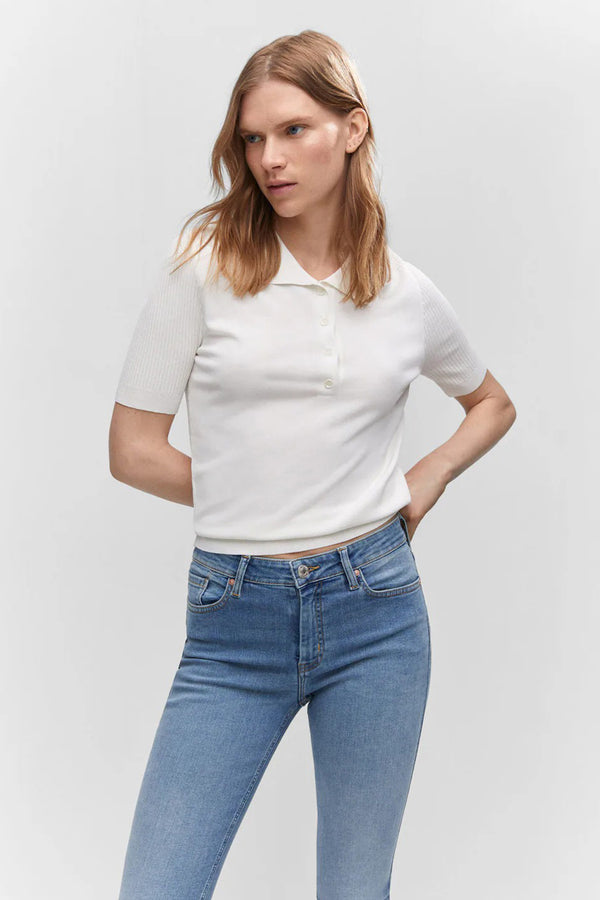 Jeans skinny Mid blue denim - Mango