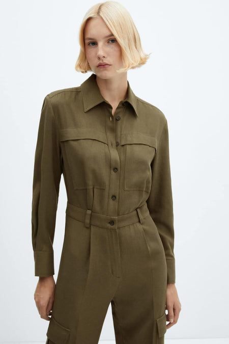 Jumpsuit Groen - Mango