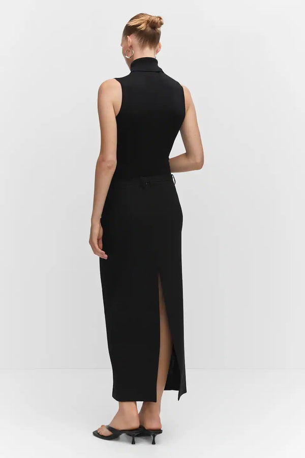 Jupe longue Noir - Mango