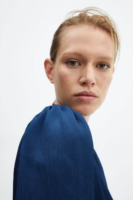 Robes manches longues Bleu - Mango