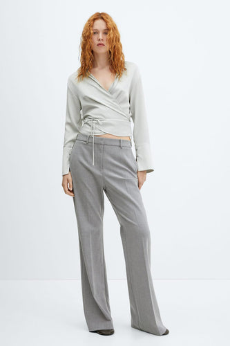 Hemd met lange mouwen - zilver - MANGO - 7