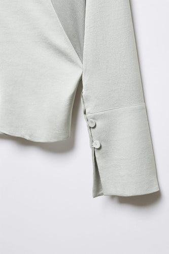 Hemd met lange mouwen - zilver - MANGO - 7