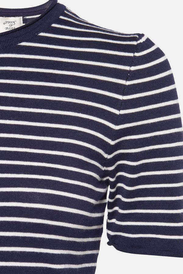 T-shirt (korte mouwen) Blauw - Terra di Siena