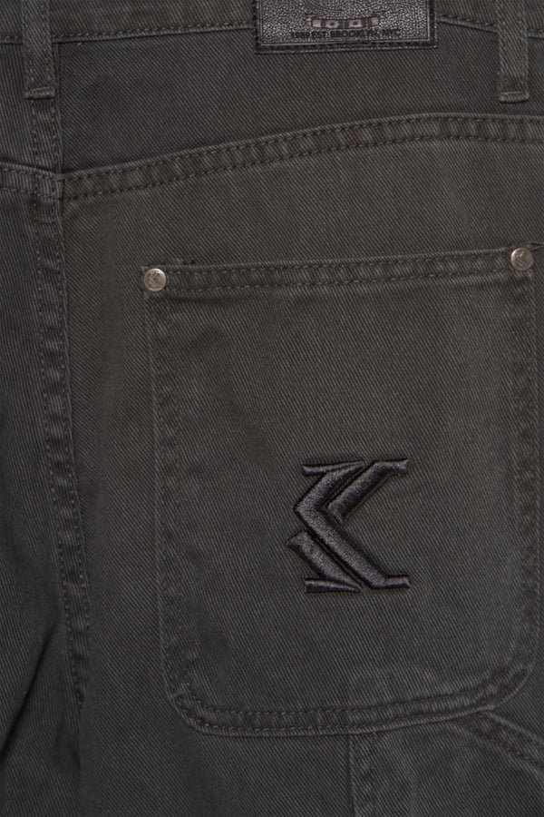 Jeans wide Groen - KARL KANI
