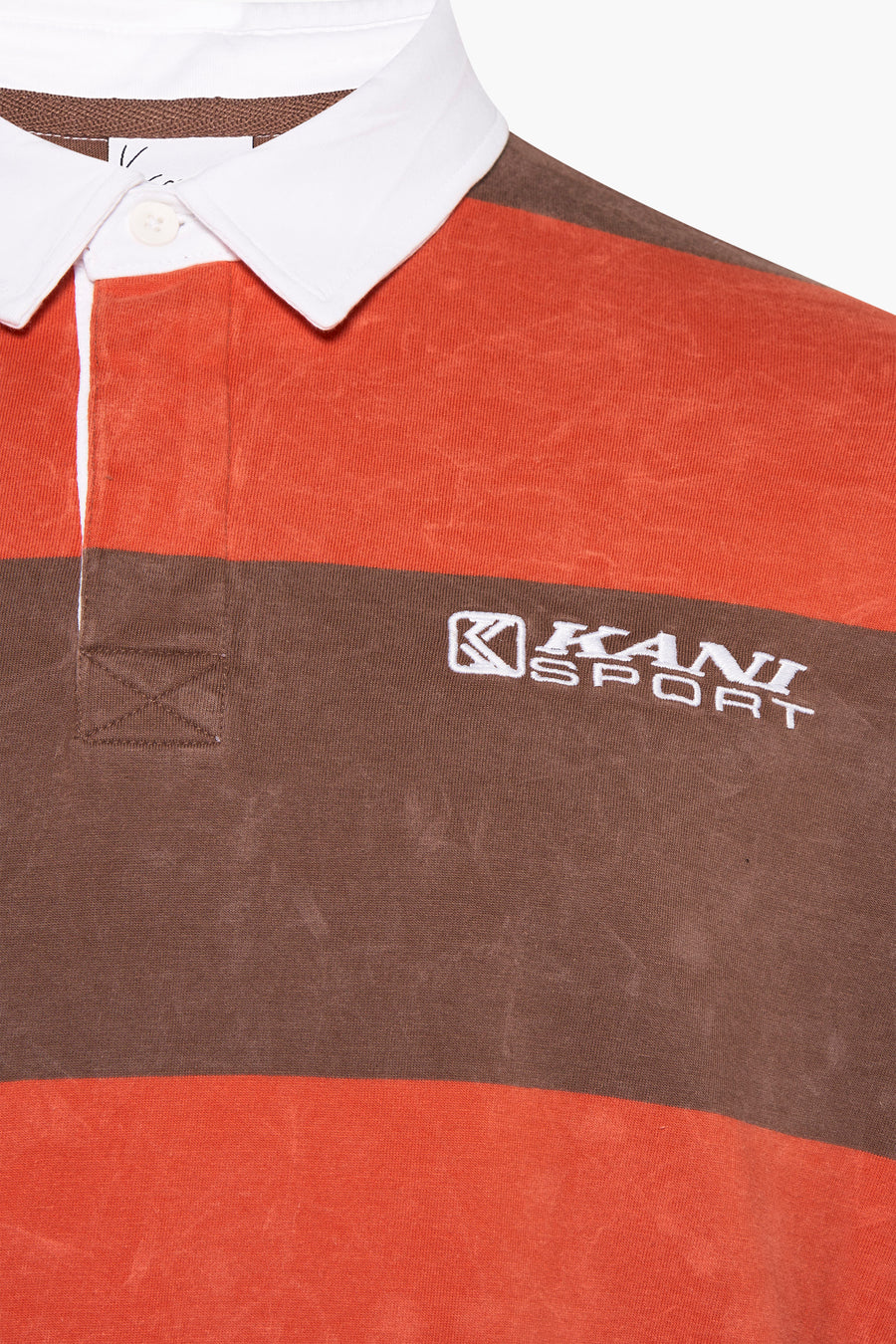 Polo met lange mouwen - rood - Karl Kani - 4