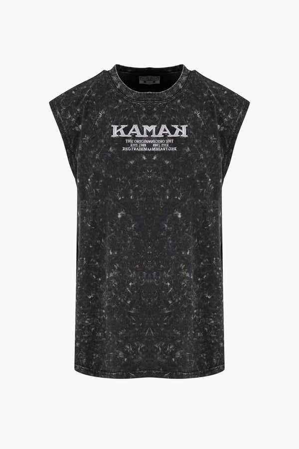 Tanktop Zwart - KARL KANI