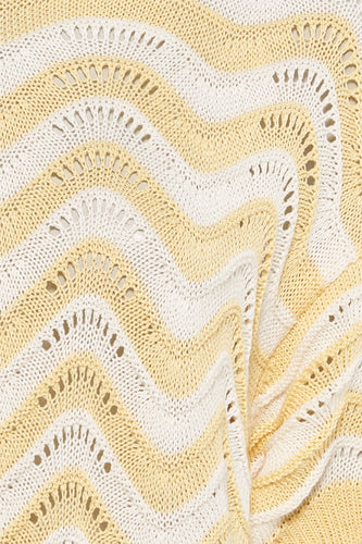 Pull met ronde hals - geel - Terra di Siena