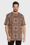 T-shirt (korte mouwen) Bruin - KARL KANI
