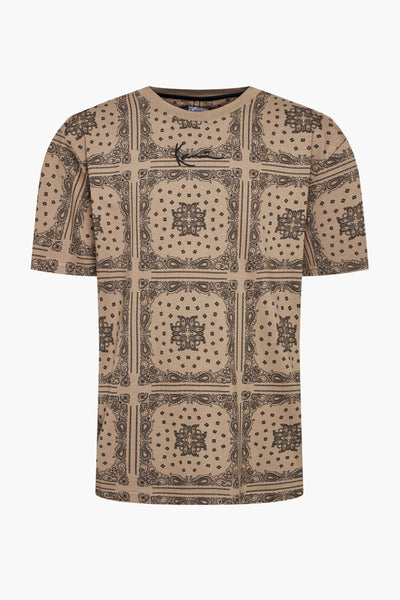 T-shirt (korte mouwen) Bruin - KARL KANI
