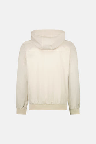 Beige korte jas van Cars, met lange mouwen, capuchon en elastische boorden.