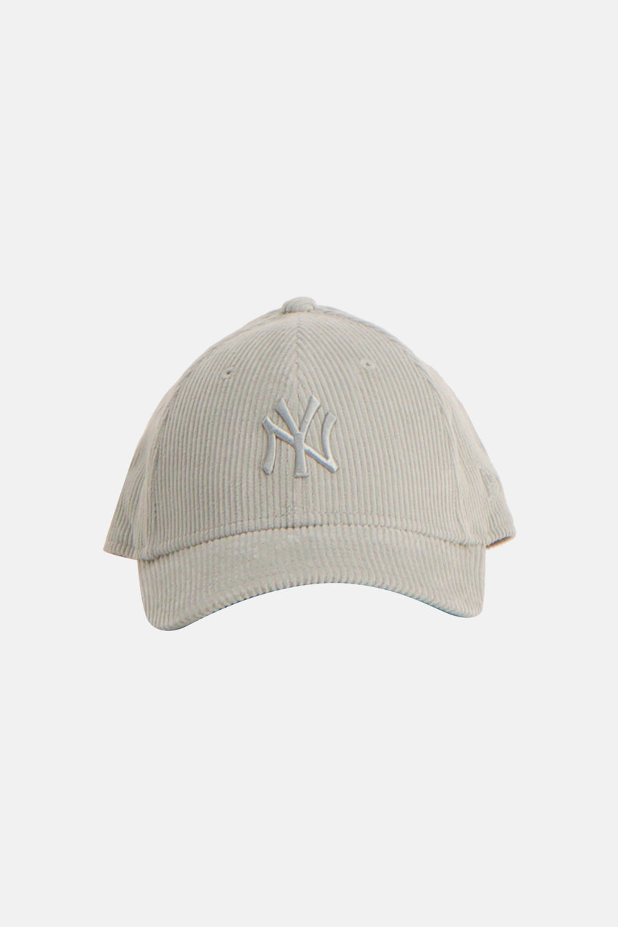 Casquette verte NEW ERA avec le logo sur le devant, en texture sergé.