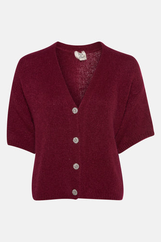 Cardigan - rood - Terra di Siena