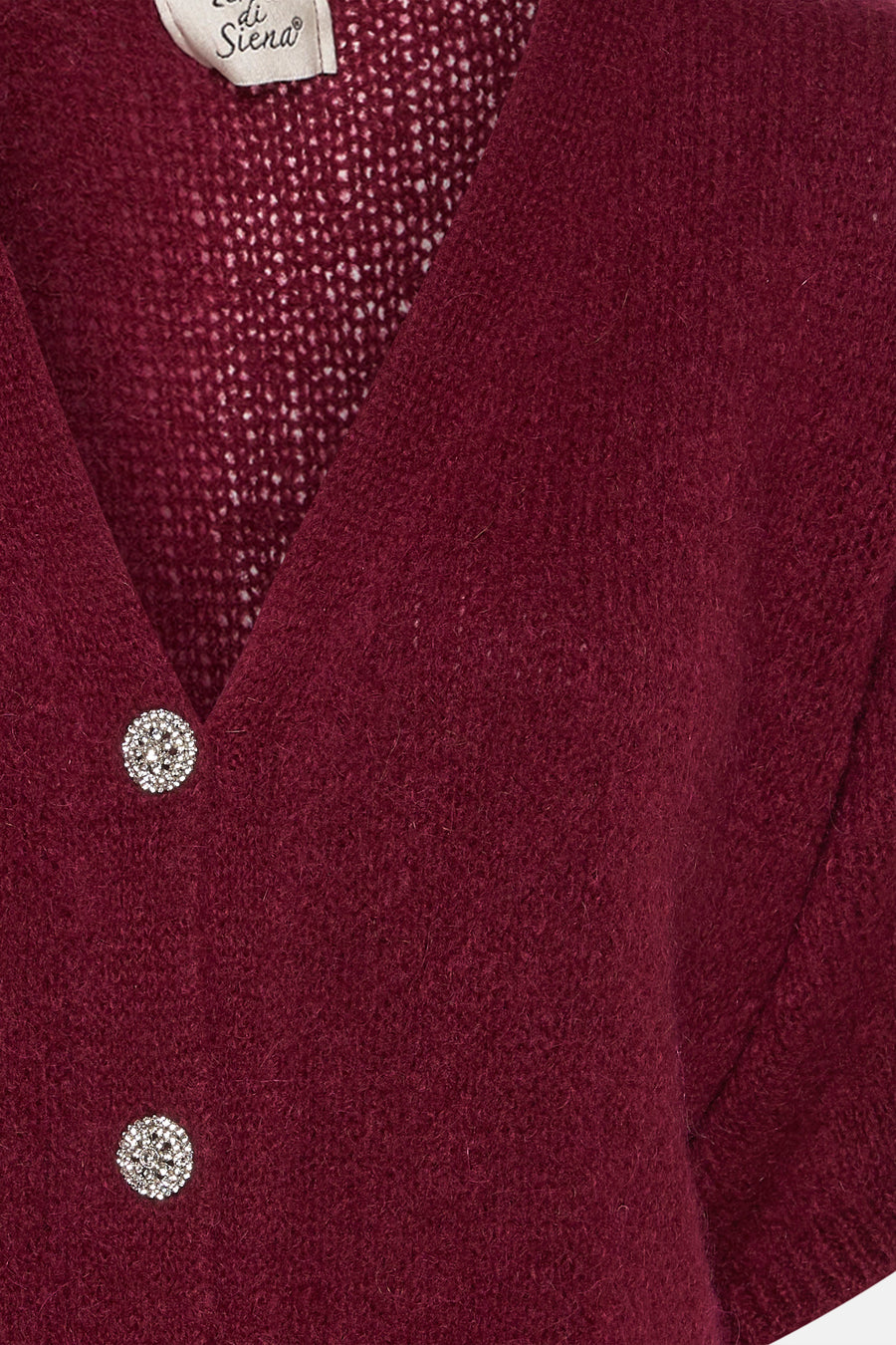 Cardigan - rood - Terra di Siena