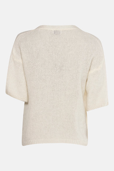 Cardigan Blanc - Terra di Siena