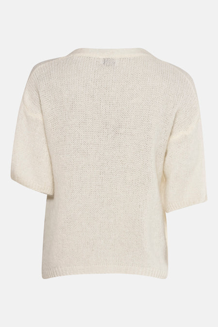 Cardigan Blanc - Terra di Siena