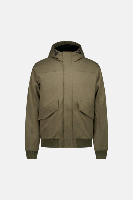Korte jas - olive