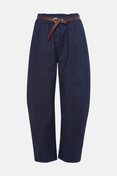 BARREL TDS - dark blue denim