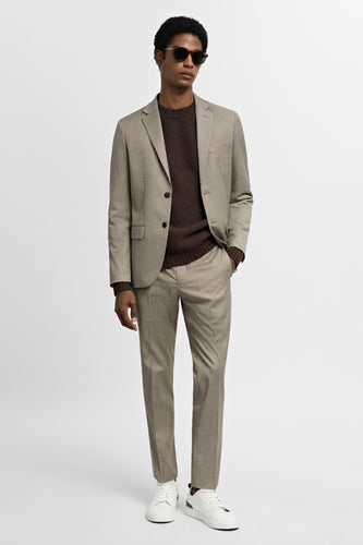 Kostuumbroek - beige - MANGO