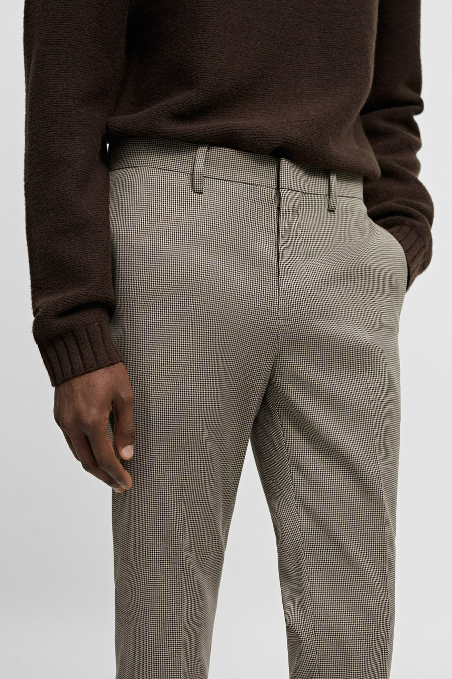 Kostuumbroek - beige - MANGO