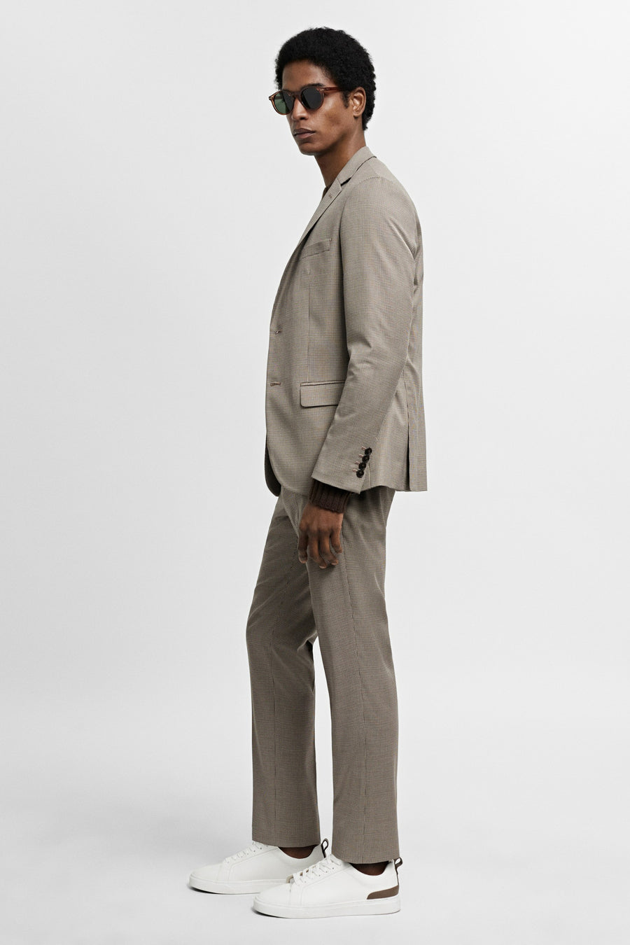 Kostuumbroek - beige - MANGO