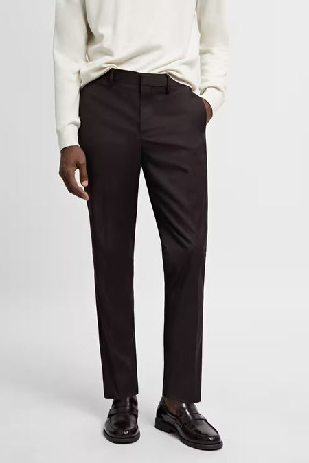 Pantalon de costume Bordeaux - Mango
