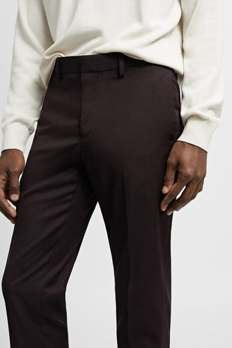 Pantalon costume - bordeaux - MANGO