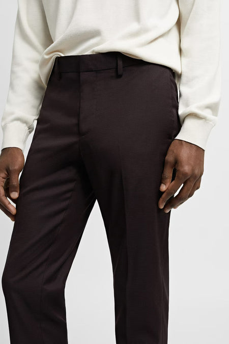 Pantalon de costume Bordeaux - Mango