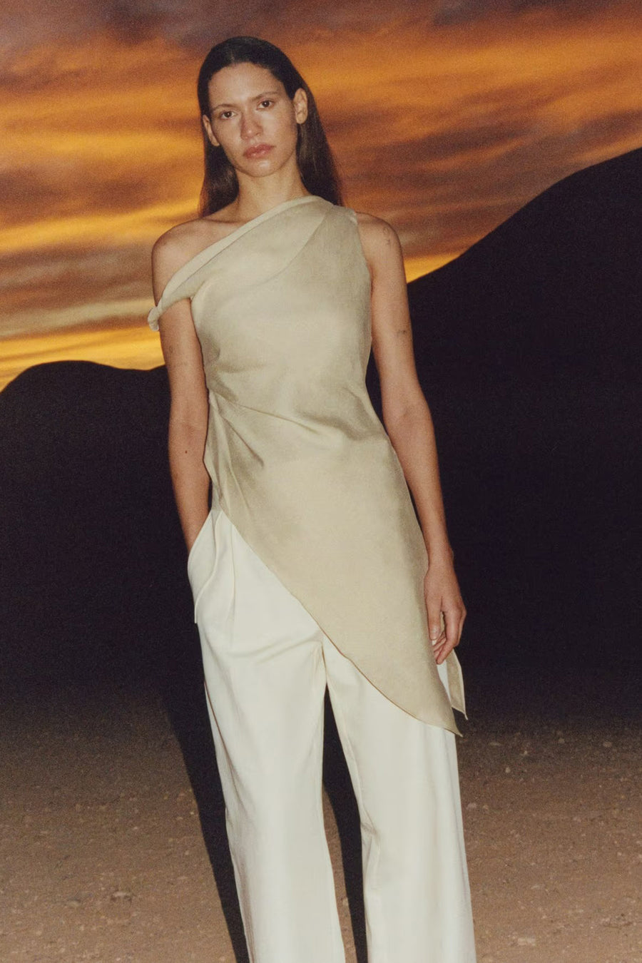 Blouse - beige