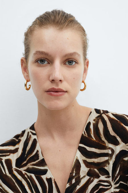 Kleedje met korte mouwen - wit