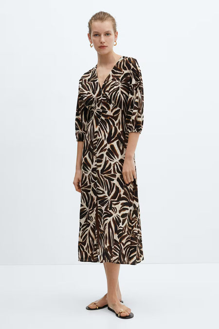 Kleedje met korte mouwen - wit