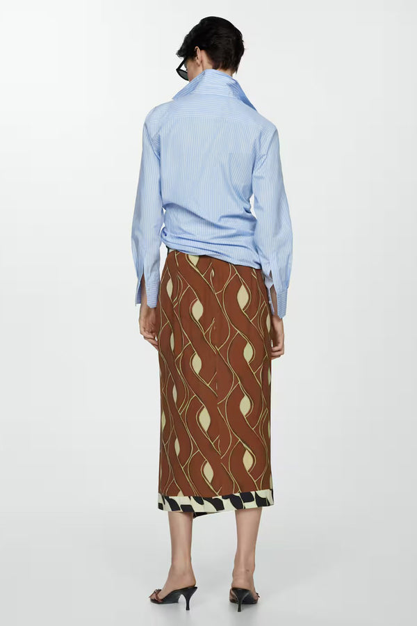 Rok 3/4 Bruin - Mango